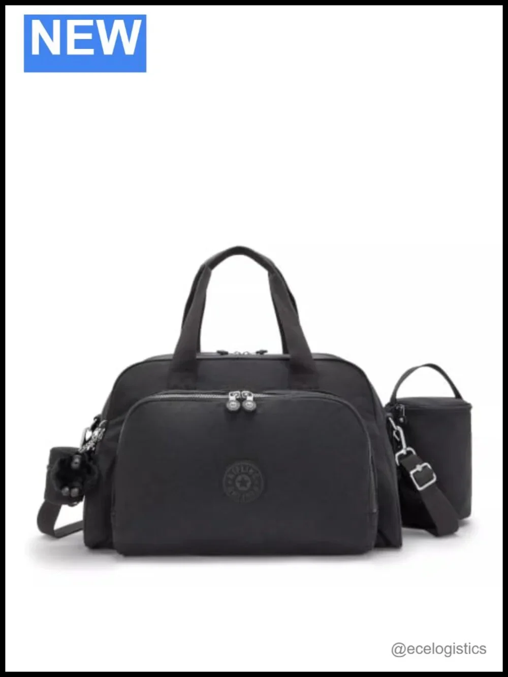 Nylon Sling Shoulder Bag with Adjustable Strap